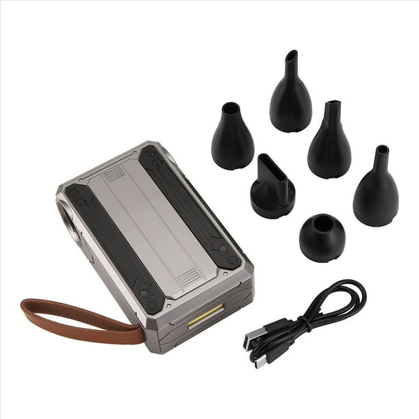 Violent Blower Mini Fan Ventilador Turbo Portátil Recargable de Mano con Iluminación LED para Teclado Al Aire Libre
