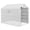 White 466, variant on Walk-in Greenhouse for Outdoor Garden, 15x6x7 ft Plant Growing House with Roll-up Door and Mesh Windows, Green Steel Frame