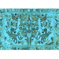 thumbnail image 1 of Ahgly Company Indoor Rectangle Animal Light Blue Traditional Area Rugs, 8' x 12', 1 of 4