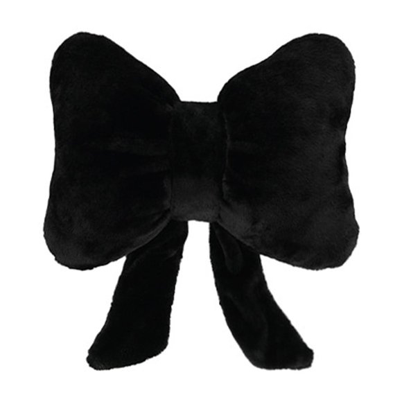 Black Black Shaped Throw Pillow Soft Velvet Decorative Cushion For Sofa