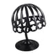 thumbnail image 2 of Soporte de exhibición del almacenamiento del tenedor de la peluca / del estante del sombrero del metal negro independiente Negro 46cm, 2 of 9