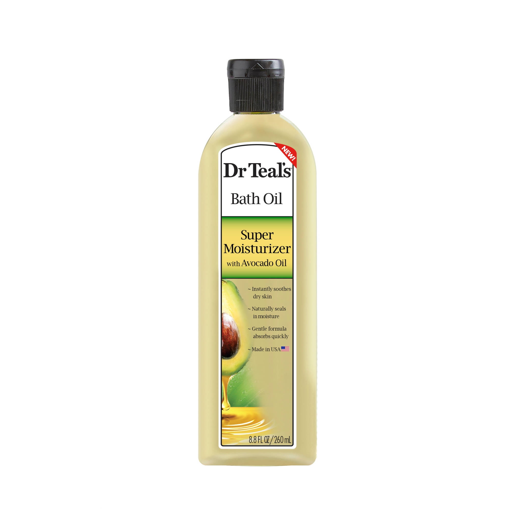 Dr Teal's Avocado Bath Oil, 8.8 oz.