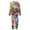 thumbnail image 4 of Adventure Time Jake The Dog Kids Hooded Jumpsuit Union Suit Onesie One Piece Blanket for Boys Girls, 4 of 7