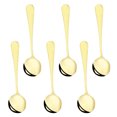 thumbnail image 1 of Cucharas de sopa, cucharas redondas, cucharas grandes de acero inoxidable, juego de 6, 1 of 5