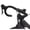 Black, variant on 4Pcs Nonslip Silicone Bicycles Handlebar Tape Plug Fixed Rings Shock Absorbing Handlebar Grip Road Bike Strap Plug Cover