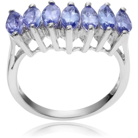Brinley Co. Women's Genuine Tanzanite Sterling Silver Stone Fashion Ring