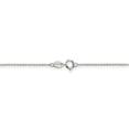 thumbnail image 2 of 925 Sterling Silver 1mm 8 Sided Diamond Cut Cable Chain; 16 inch; for Adults and Teens; for Women and Men, 2 of 4
