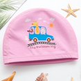 thumbnail image 3 of Bonnet de Bain pour Enfants avec Protection des Oreilles Élastique Confortable pour Enfants, 3 of 6