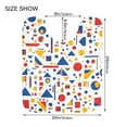 thumbnail image 5 of Yayeee Bath Rugs for Bathroom Floor Set of 2 Non Slip Fluffy Soft Absorbent Mat, Simple Shapes, 5 of 7