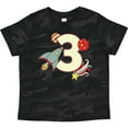 thumbnail image 3 of Inktastic 3rd Birthday Outer Space Theme Boys or Girls Toddler T-Shirt, 3 of 5