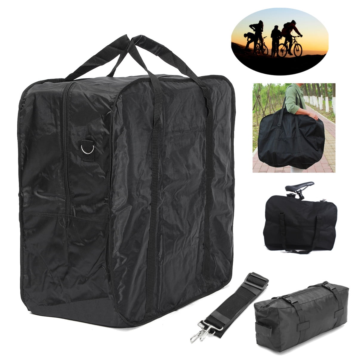 14" 16" 20" Oxford Cloth Folding Bicycle Carry Bag + A