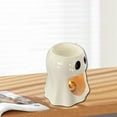 thumbnail image 6 of CoudarTitie Essential Oil Burner Aroma Oil Warmer Fragrance Warmer Halloween Tealight Candle White, 6 of 9