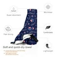 thumbnail image 3 of Rocae Bone And Star For American Print Lightweight and Quick Drying Towels Bath Towels for Body, Sport, Yoga, SPA, Fitness-27.5"x55", 3 of 8