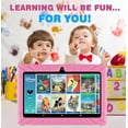 thumbnail image 4 of Contixo 7" Kids Tablet with 50 Disney eBooks,Parental Controls, Dual Cameras,  Pink, 4 of 6