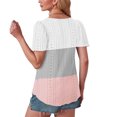 thumbnail image 4 of Womens Fall Tops Casual Short Sleeve Tops Trendy Summer Plus Size Graphic Tshirts Shirts Pack Plus Size Dressy Casual Tops And Blouses Casual, 4 of 6