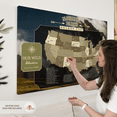 thumbnail image 5 of Elephant Stock National Parks Push Pin Hobby Map I Wall Art - Map Canvas Art - 45" x 30", 5 of 8