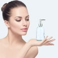 thumbnail image 2 of 410ml Glass Liquid Soap Dispenser with Stainless Press for Hand Sanitizers Lotion Bottle, 2 of 11