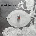 thumbnail image 3 of Tapón de silicona para bañera, tapón de drenaje para ducha, tapa de succión plana de 5,9 pulgadas, anticucarachas, tapas de drenaje para insectos, para cocina, baño, lavandería (oso gris), 3 of 3