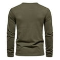 thumbnail image 4 of Yaoyar Mens Henley Long/Short Sleeve T-Shirt Cotton Casual Shirt, 4 of 5