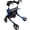 Mobility Walker, variant on Mobility walker Foldable Rollator Walker with 6 levels of Adjustable Seat 8 Wheels Compact Folding Design Lightweight Mobility Walking Aid suitable for people of different heights