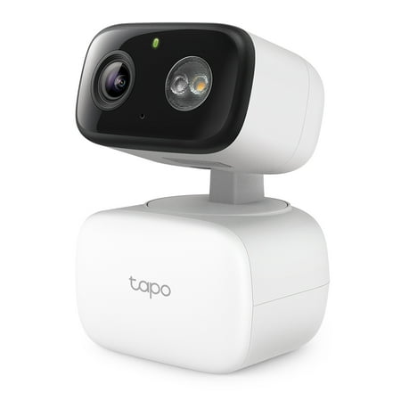 TP-Link Tapo TCW30 Indoor/Outdoor HD Security Camera with Pan/Tilt, Sound & Light Alarm, AI Detection & Local Storage — Enjoy 24/7 Coverage with No Subscription Costs
