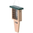 thumbnail image 2 of Birds Choice 12" Recycled Single Cake Tail Prop Suet Feeder, Taupe/Green, 2 of 13