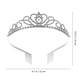 thumbnail image 4 of Tiara/Corona/Diadema/Lazo para el Cabello con Diamantes de Imitación para Novias (Plateado), 4 of 7
