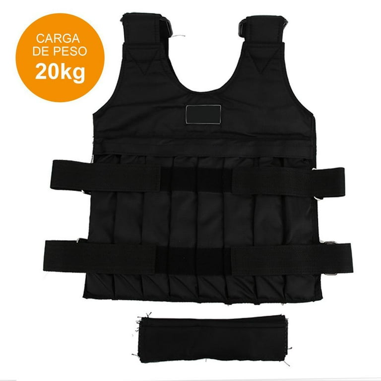 Vobor 44 lb/20KG Adjustable Weighted Vest Jacket Exercise Training Fitness  Waistcoat for Men, Women