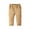 Khaki, variant on iiniim Toddler Baby Boys Casual Cargo Pants with Side Pocket Elastic Waistband Trousers
