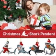 thumbnail image 3 of Tiburón De Madera Familia Colgante Lindo Árbol De Navidad Divertido Decoraciones Colgantes Serendint HA044577-01, 3 of 6