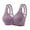 Purple, variant on Paiwinds Women's Front Closure Bra - Wirefree Lace Comfort Bra for Plus Size (S-4XL), Easy Wear Everyday Underwear
