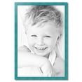 thumbnail image 2 of ArtToFrames 26" x 39" Turquoise Picture Frame, 26x39 inch Blue Wood Poster Frame (WOM-4588), 2 of 8