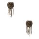thumbnail image 3 of Extensión de cola de caballo de Fibra Vogacara peluca de moño para mujer pelo rizado moderno 6h24b, 3 of 6