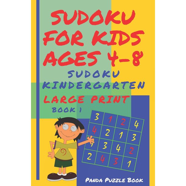 book sudoku for kids ages 4 8 sudoku kindergarten
