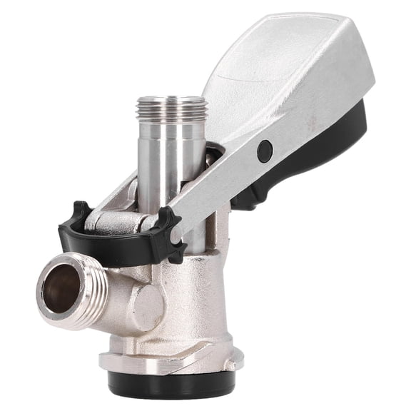 Yajisi G5/8 D‑Type Stainless Steel Beer Keg Coupler – Brass Barrel Faucet Distributor for Home Bars, Restaurants & Brewing