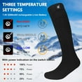 thumbnail image 7 of Sun Will USB Charging Warm Socks for Men and Women,Skiing Hiking Rechargeable Battery Heated Socks S-XL, 7 of 7