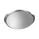 thumbnail image 3 of Plato de acero inoxidable para cena, platos para aperitivos, versátil, moderno plato de postre, plato para servir para restaurante, cafetería, comedor B, 3 of 9