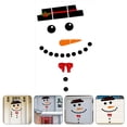 thumbnail image 3 of 1 Set Christmas Snowman Garage Sticker Garage Door Decorative DIY Stickers, 3 of 9