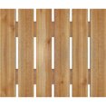 thumbnail image 4 of 22 3/4"W x 19"H TimberCraft Six 3 3/8" Boards Spaced Board-n-Batten Shutters, Rough Sawn Western Red Cedar (Per Pair), 4 of 13