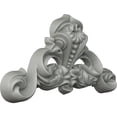thumbnail image 2 of Ekena Millwork 10 5/8"W x 5 3/4"H x 1 3/8"P Monique Beaded Flourish Onlay, 2 of 6