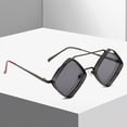 thumbnail image 2 of Fashion Metal Rhombus Double Beam Sunglasses: UV400 Protection, Full Frame Design for Stylish Eye Protection and Comfortable Wear, 2 of 2