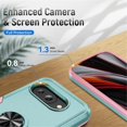 thumbnail image 5 of For Google Pixel 9a Case With 360° Rotation Metal Ring Holder【Magnetic Car Mount】Shockproof Rugged Full Body Protection Heavy Duty Dust/Drop Proof Cover Case​,Green&Pink,For Google Pixel 9a, 5 of 8