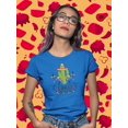 thumbnail image 2 of Cinco De Mayo Cactus Maracas Shaped T-Shirt Women -Image by Shutterstock, Female 3X-Large, 2 of 4