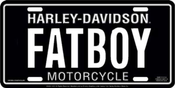 Harley Davidson Logo Silver Laser License Plate made in usa