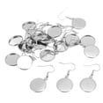 thumbnail image 2 of Earrings Wire Hooks Blanks, Earring Blank Bezels Partially Prepared  For Jewelry Manufacturing For Artware, 2 of 8
