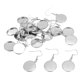 thumbnail image 5 of Pendientes Ganchos de Alambre en, Múltiples Funciones Biseles en Parcialmente Preparados 16 mm Satisfactacen diversas Necesidades de Arte para la Fabricación de Joyas, 5 of 7