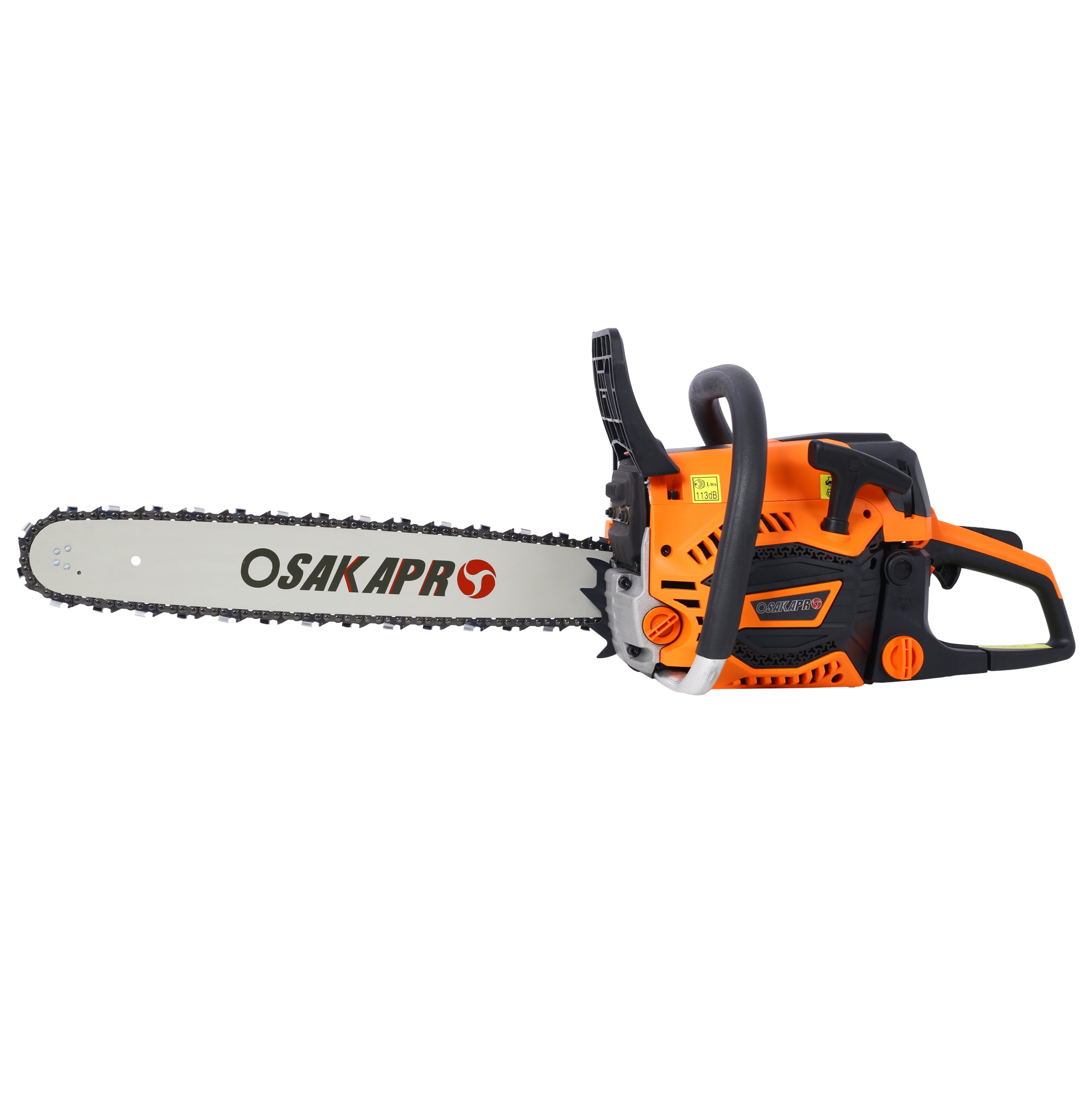 62CC Gas Chainsaw, 2-Cycle Petrol Chainsaw 18/20 Inch, Wood Cutting Chainsaw with Safety Kit & Bag, EPA Compliant