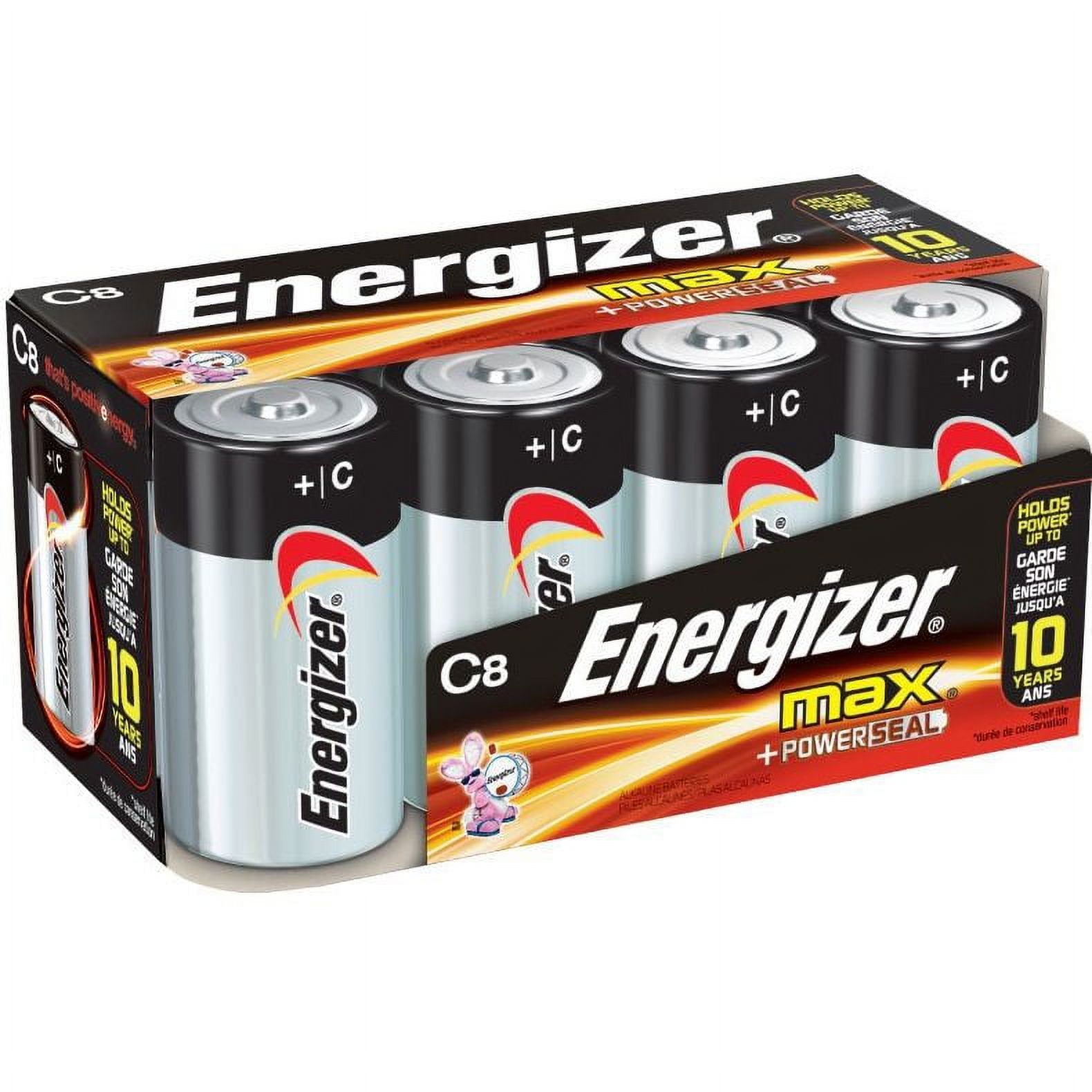 Energizer Max AA Alkaline Batteries x8