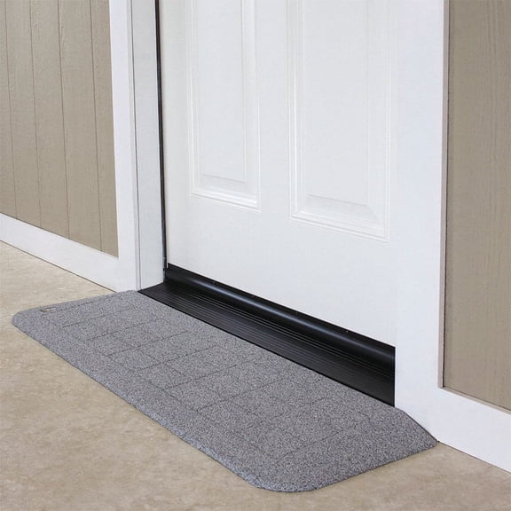 Safepath Products ADA Ramp, 1-1/8In.H, 12-1/4In.L, 42In.W, Gr Rubber BHR1110GG