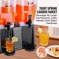 thumbnail image 3 of VEVOR Beverage Dispenser, 3 Gallon x 2 Drink Dispensers for Parties, Plastic Juice Dispenser with Stand Spigot Lid, Iced Tea Lemonade Juice Water Dispenser, for Restaurants, Hotels, Parties, 3 of 9